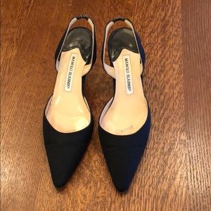 Manolo Blahnik black shoes